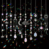 10Pcs Lotus Crystal Suncatcher Rainbow Maker