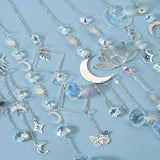 10Pcs Lotus Crystal Suncatcher Rainbow Maker