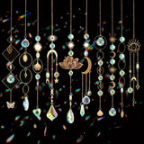 10Pcs Lotus Crystal Suncatcher Rainbow Maker