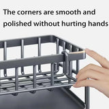 Carbon Steel Kitchen Sink Organizer with Water Tray