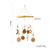 Baby Wooden Rabbit Crib Mobile Hanging Toy