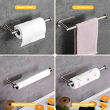 Adhesive Paper Towel Holder & Kitchen Organizer