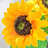 3-Pack Rechargeable LED Sunflower Night Lights