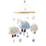 Baby Wooden Rabbit Crib Mobile Hanging Toy