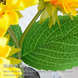 3-Pack Rechargeable LED Sunflower Night Lights