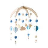 Baby Wooden Rabbit Crib Mobile Hanging Toy